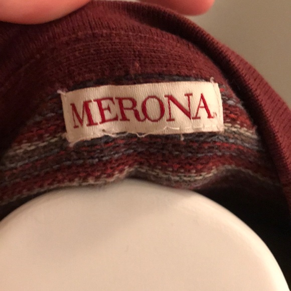 Merona Button-Down/Cardigan Sz S/M - Picture 5 of 6